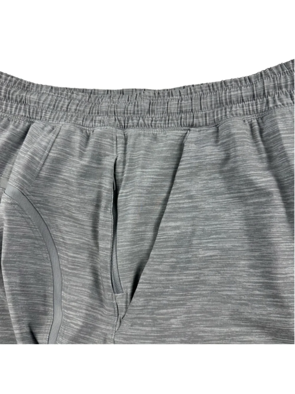 Lululemon Pace Breaker 9 Inch Shorts Men L Gray Heather Athletic Athletic Lined